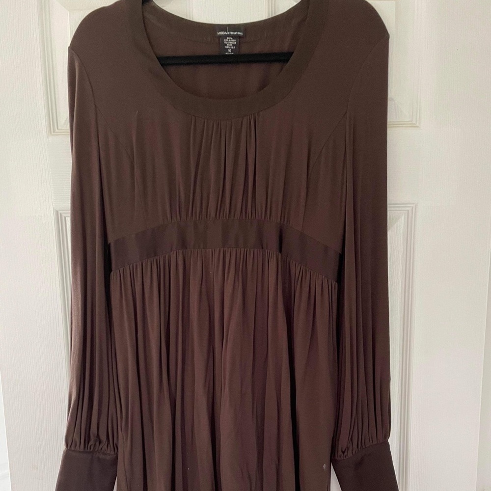 Chocolate Brown Tunic Dress